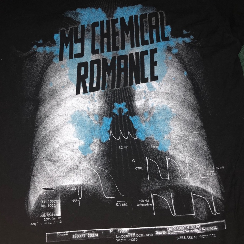 Unisex Blue My Chemical Romance MCR Band Tee